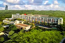 aerial view of four points hotel